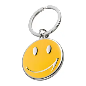 Metal key ring Smile