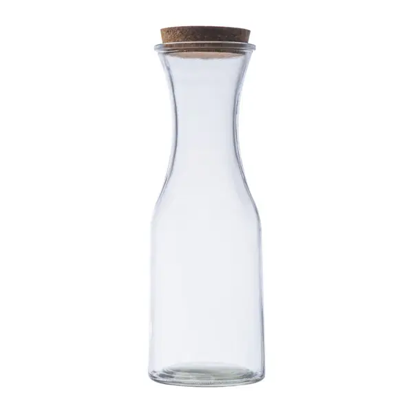 Carafa sticla cu dop, 1 litru